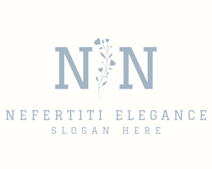 Elegant Floral Wellness logo design