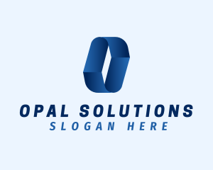 Express Logistics Letter O logo design