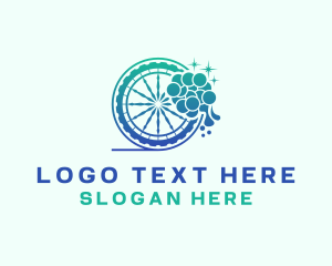 Cleaner - Auto Wheel Cleaner logo design