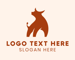 Steakhouse - Toro Bull Farm logo design