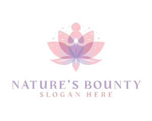 Natural Lotus Yoga logo design