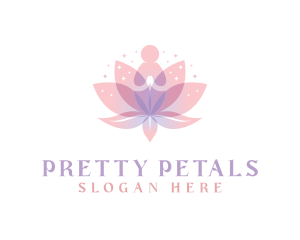 Natural Lotus Yoga logo design