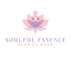 Spirituality - Natural Lotus Yoga logo design