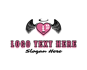 Fashion - Tattoo Heart Studio logo design