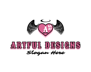 Tattoo Heart Studio logo design