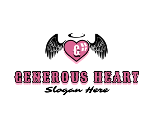 Tattoo Heart Studio logo design