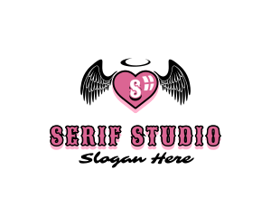 Tattoo Heart Studio logo design