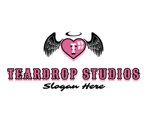 Tattoo Heart Studio logo design