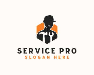 Construction Service Builder logo design