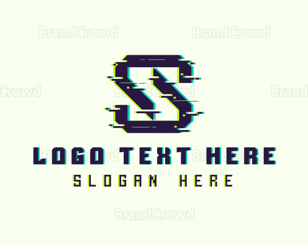 Glitch Gaming Letter S Logo