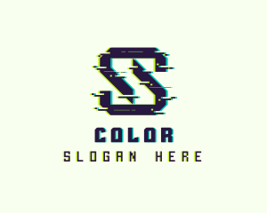 Glitch Gaming Letter S Logo