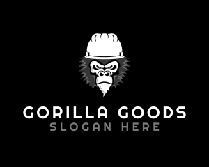 Gray Monkey Gorilla   logo design