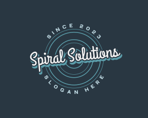 Spiral Circle Business logo design