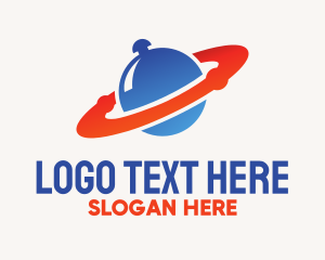 Galactic - Planet Food Diner logo design