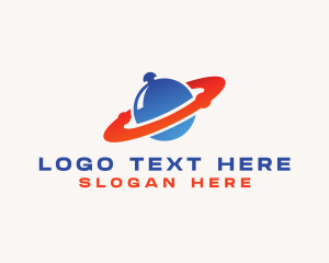 Galactic - Planet Food Diner logo design