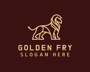 Golden Lion Marketing logo design