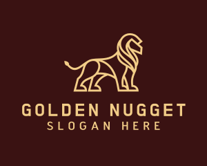 Golden Lion Marketing logo design