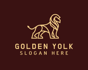 Golden Lion Marketing logo design