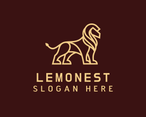 Golden - Golden Lion Marketing logo design