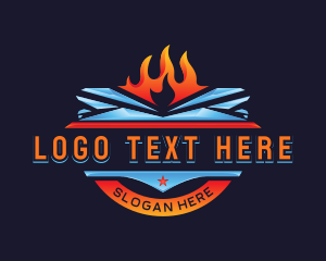 Fire - Fire Ice Ventilation logo design