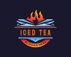  Fire Ice Ventilation logo design