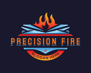  Fire Ice Ventilation logo design