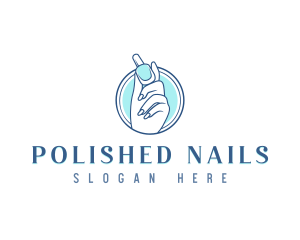 Nail Polish Cosmetics logo design