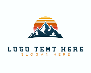 Road - Sunrise Mountain Travel logo design