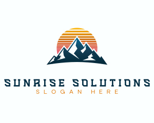Sunrise - Sunrise Mountain Travel logo design