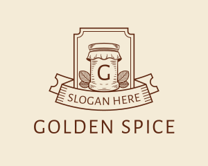 Spice Jar Letter logo design