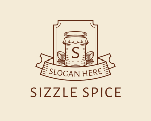 Spice Jar Letter logo design