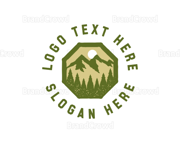 Mountain Forest Explorer Logo