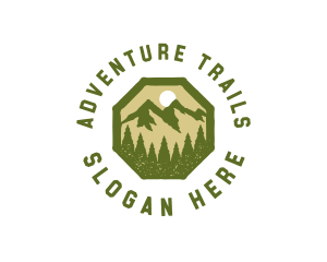 Mountain Forest Explorer logo design