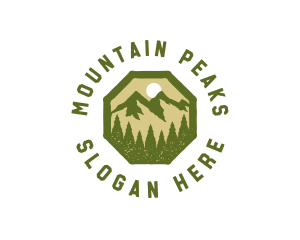 Himalayas - Mountain Forest Explorer logo design