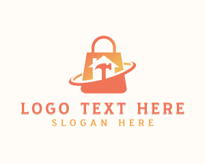 Paper Bag - Hardware Tools Online Shopping logo design