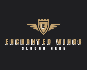 Security Shield Wings logo design