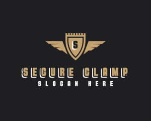 Security Shield Wings logo design