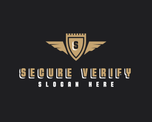 Security Shield Wings logo design