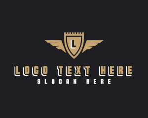 Security - Security Shield Wings logo design
