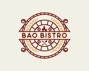 Flame Bistro Restaurant logo design