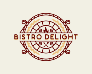 Flame Bistro Restaurant logo design