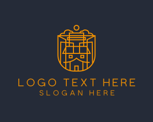 Contractor - House Architecture Residential logo design