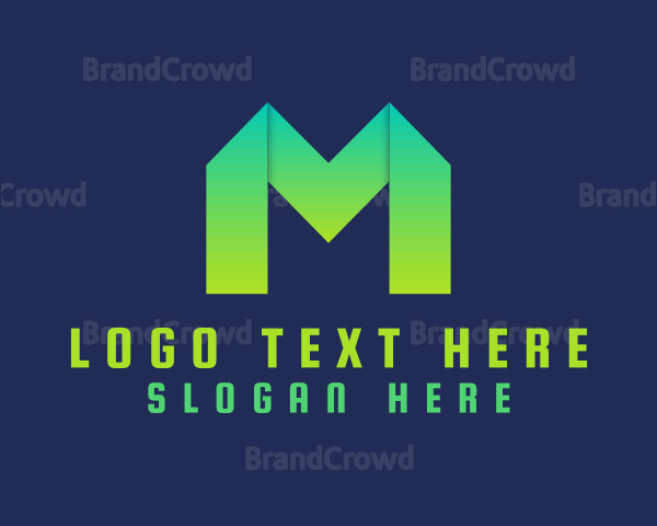Business Gradient Letter M Logo