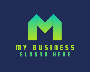 Business Agency Letter M  logo design