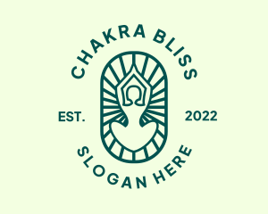 Chakra - Fitness Meditation Exercise logo design