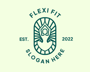 Fitness Meditation Exercise  logo design