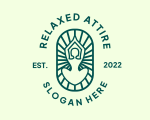 Fitness Meditation Exercise  logo design