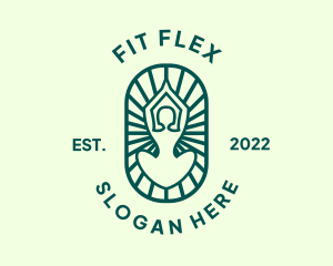 Fitness - Fitness Meditation Exercise logo design