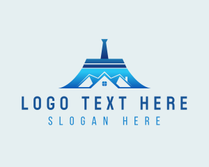 Disinfectant - House Cleaning Broom logo design