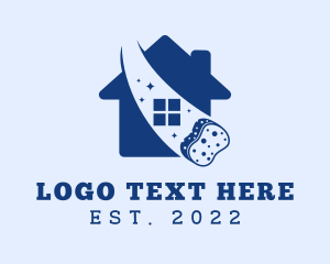 Domestic - House Sponge Cleaning logo design